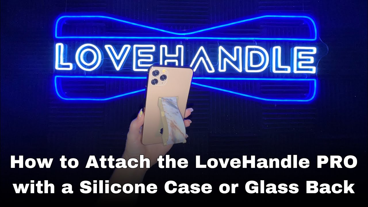 How to Attach your loveHandle PRO with an Adaptor Sticker