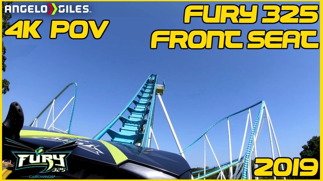 Fury 325 In 4K | Front Seat | POV | Carowinds | 2019 |