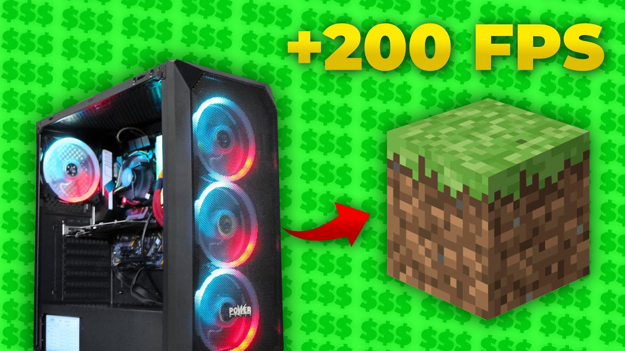 PC GAMER BARATA PARA MINECRAFT *+200 FPS*