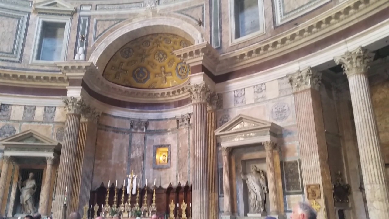 The Pantheon built between A.D 118 and 125