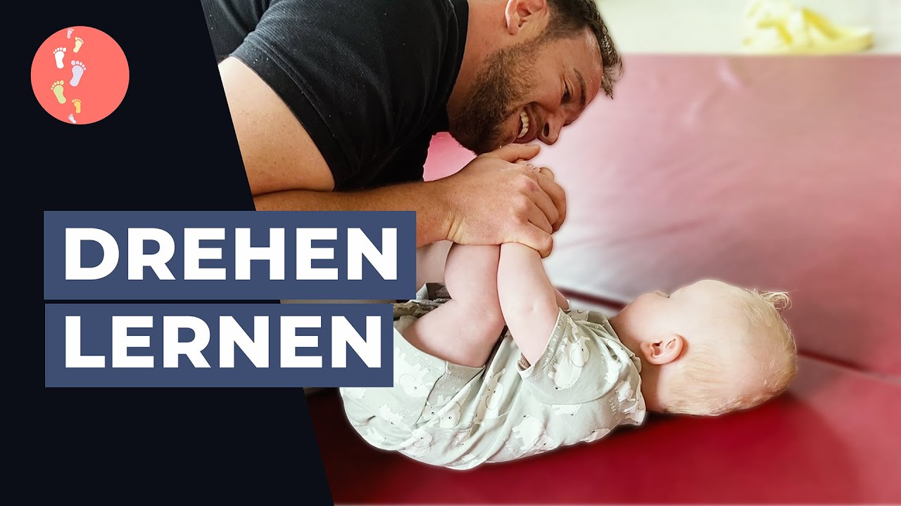 So lernt euer Baby das Drehen: Physiotherapeutische Tipps zur Unterstützung