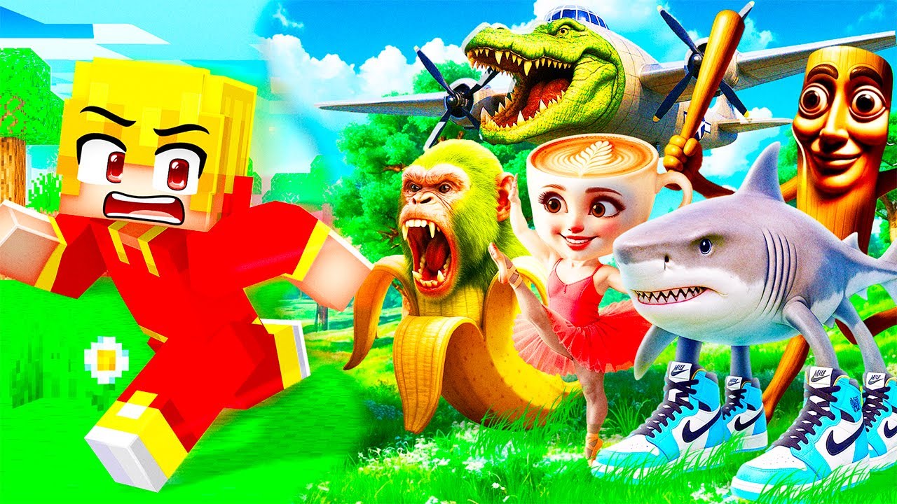 There's BRAINROT MOBS in My Minecraft World!