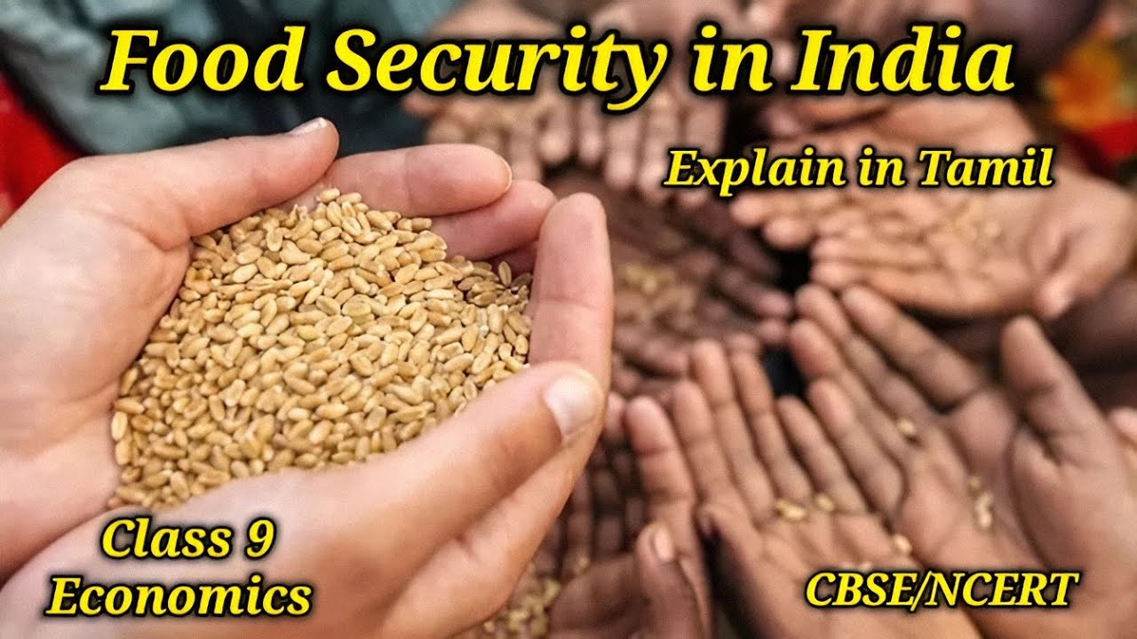 Food Security in India | class 9 | economics | CBSE NCERT | explained in Tamil