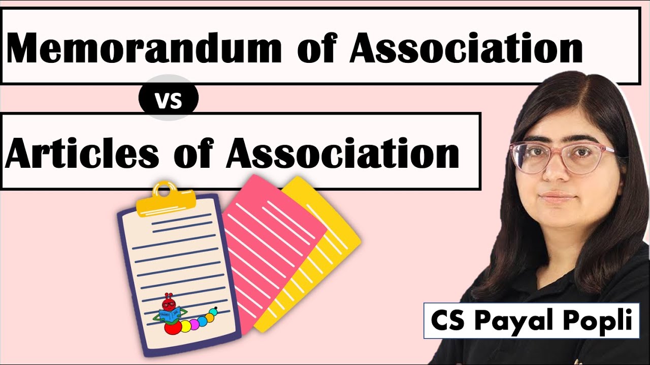 MOA vs AOA | Difference between Memorandum of Association and Articles of Association | MOA | AOA