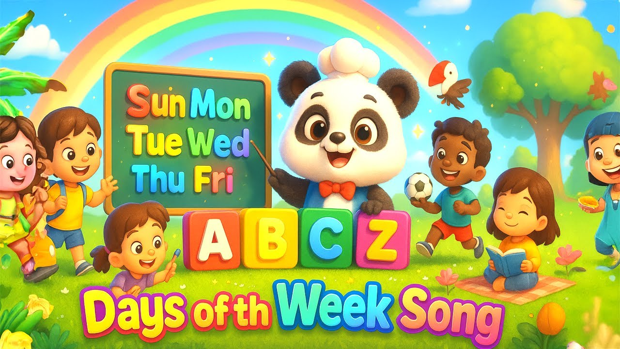 Days of the Week Song 🌈 | Fun Learning for Kids | Sunday to Saturday Dance! #daysoftheweek
