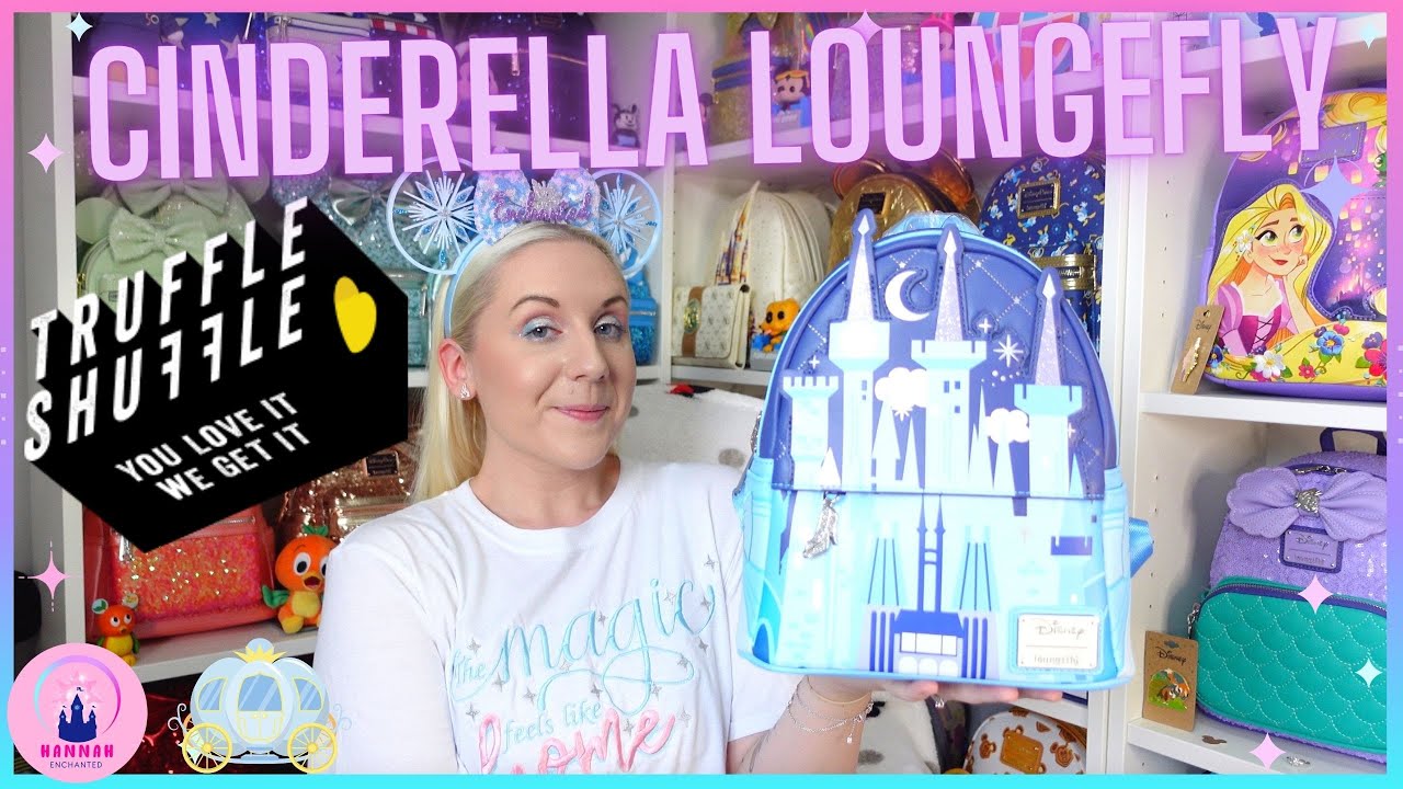Эксклюзивный мини-рюкзак Loungefly от TruffleShuffle в стиле «Замок Золушки» от Disney Princess. ...