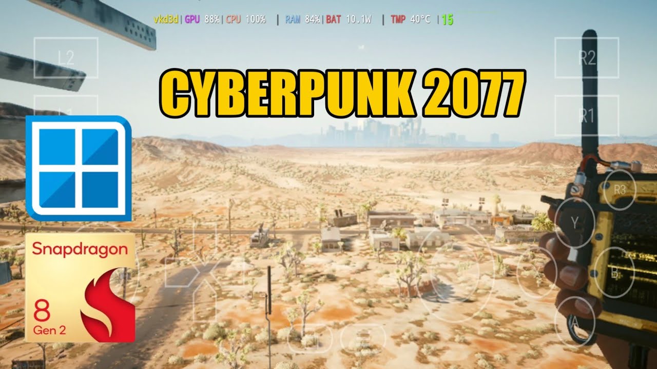 Cyberpunk 2077 | Winlator Ludashi Beta 2.9 | Snapdragon 8 Gen 2 | Pc Game 