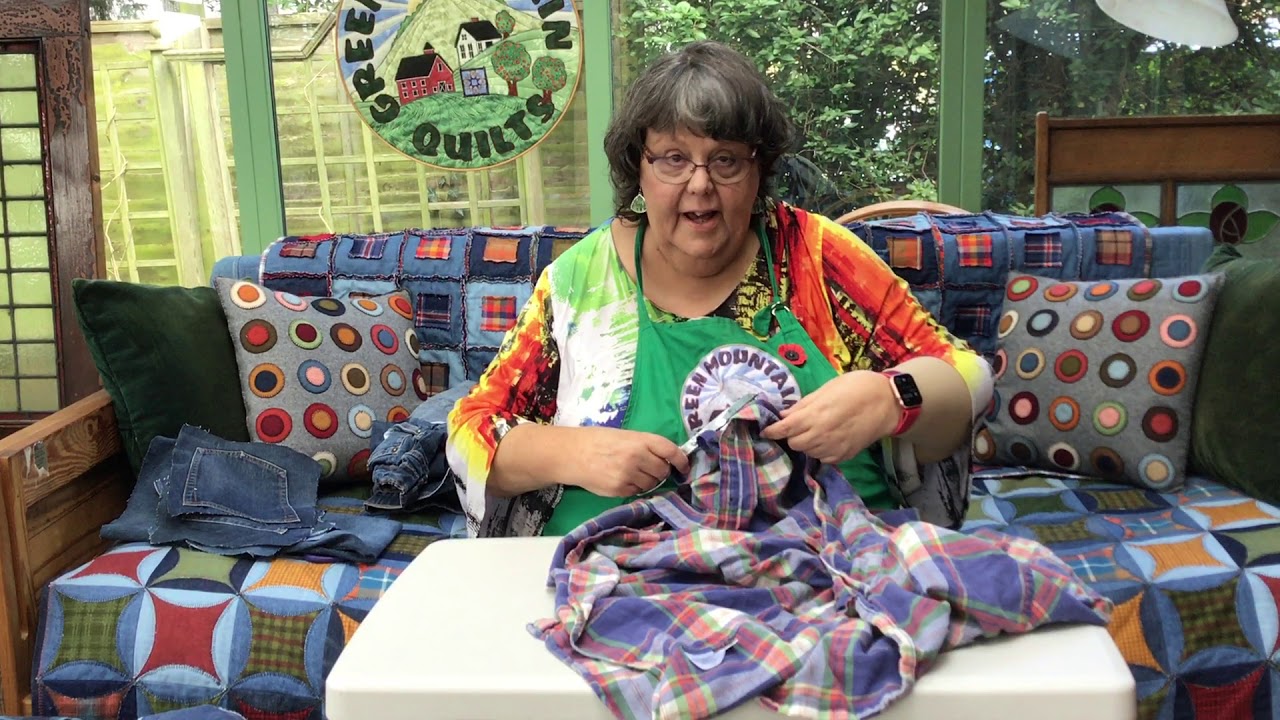 Harvesting Jeans & Shirts for Quilts