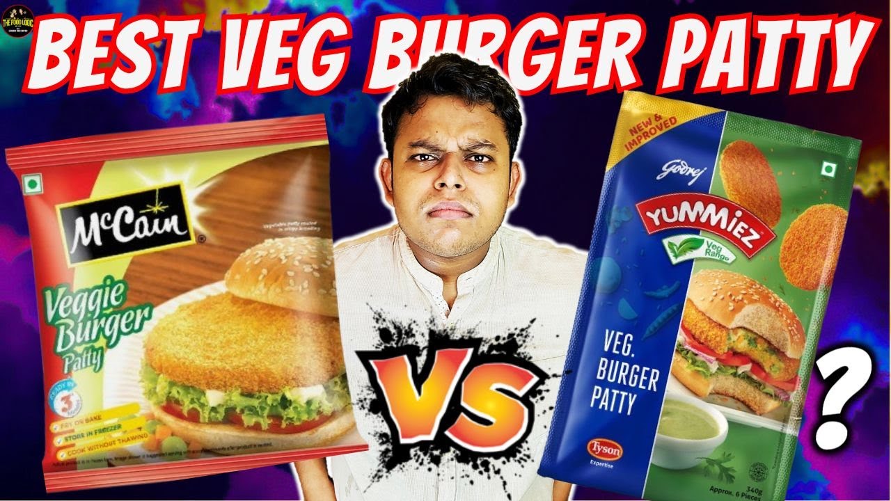Finding The Best VEG BURGER PATTY in INDIA?😍 | McCain Vs Yummiez | Best Frozen Burger Patty Review