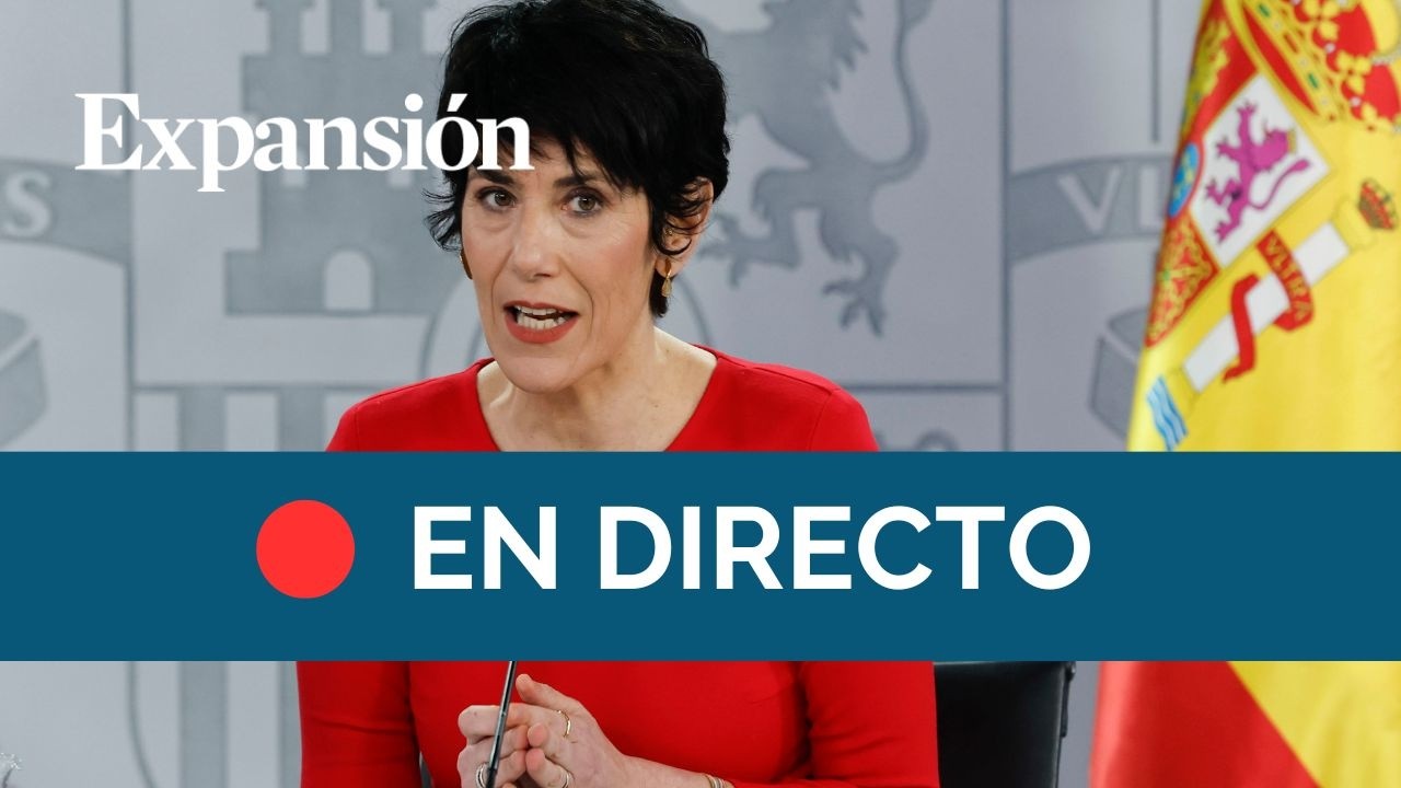 🔴 DIRECTO I Rueda de prensa posterior al Consejo de Ministros