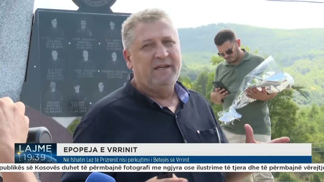 N&euml; fshatin Lez t&euml; Prizrenit nisi p&euml;rkujtimi i Betej&euml;s s&euml; Vrrinit