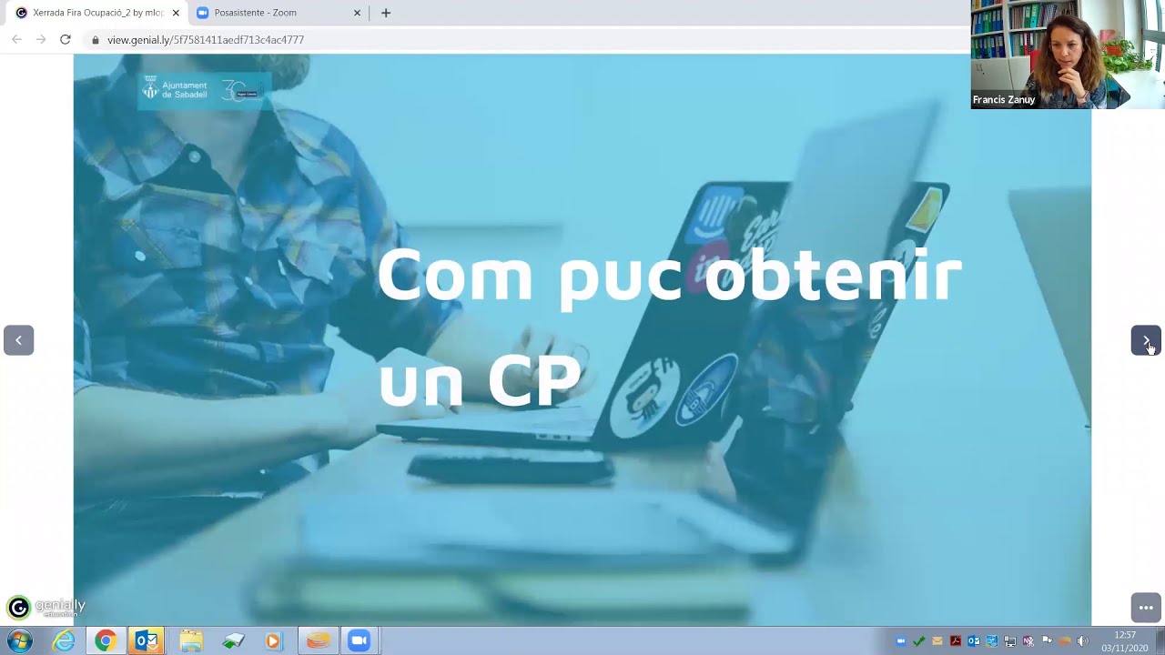 Fira Ocupaci&oacute; Sabadell. Webinar: Coneix les possibilitats de la Formaci&oacute; Professional per l'Ocupaci&oacute;