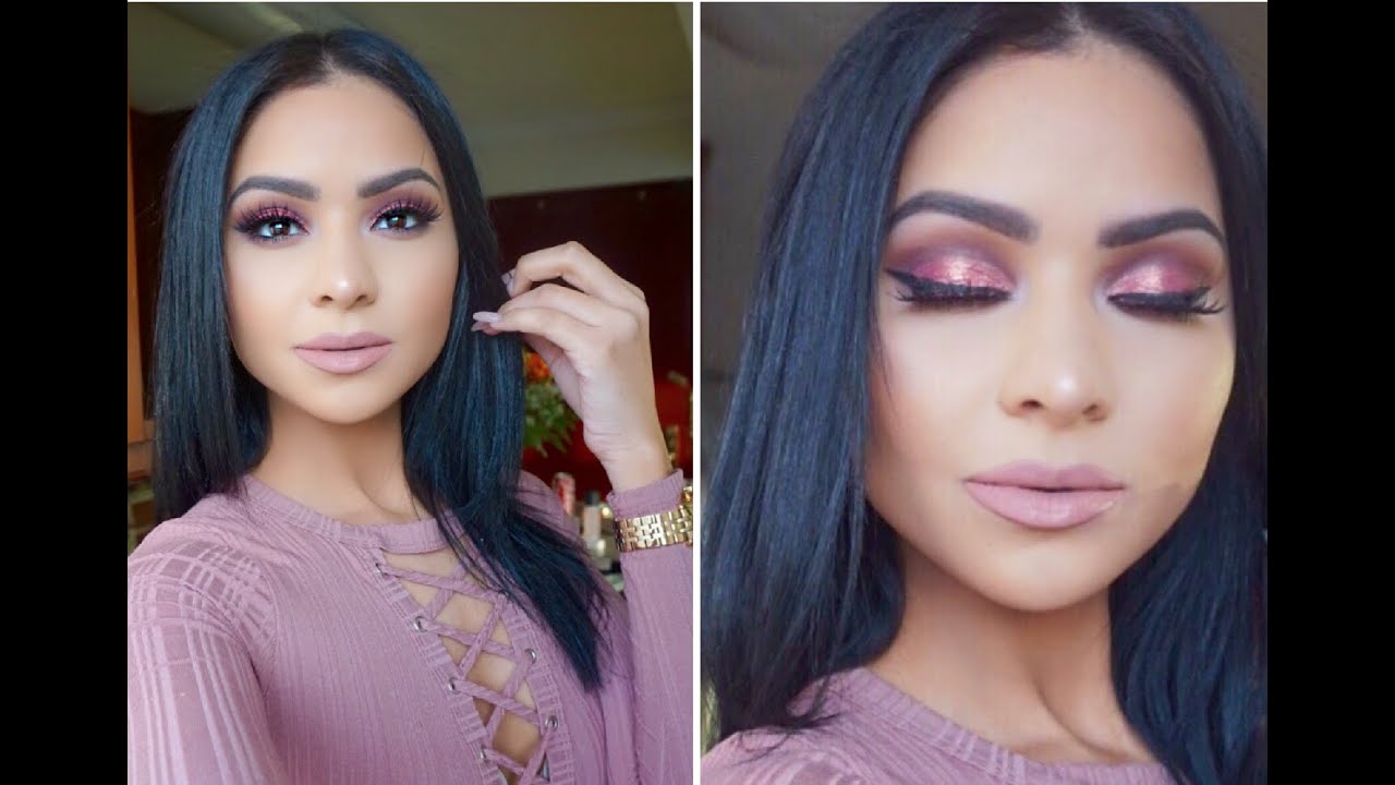Valentine's Day Hair & Makeup Tutorial
