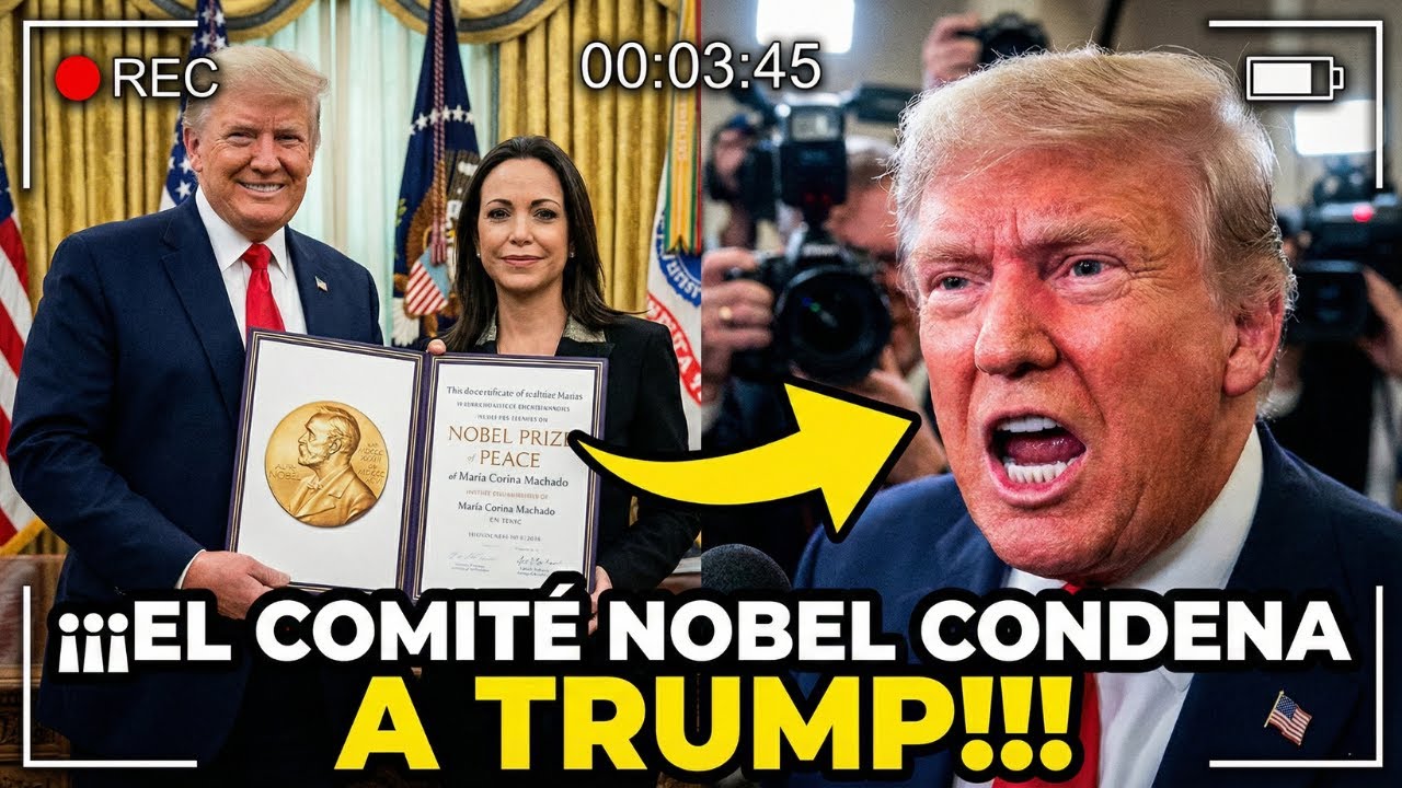 Noticias de última hora: El Comité Nobel contraataca a Trump por robar la medalla