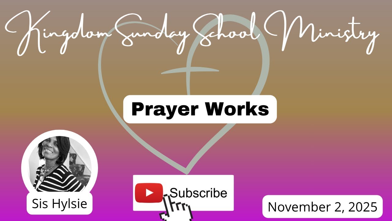 Молитвенные дела, урок воскресной школы COGIC на 2 ноября 2025 г. #cogic #sundayschoollesson