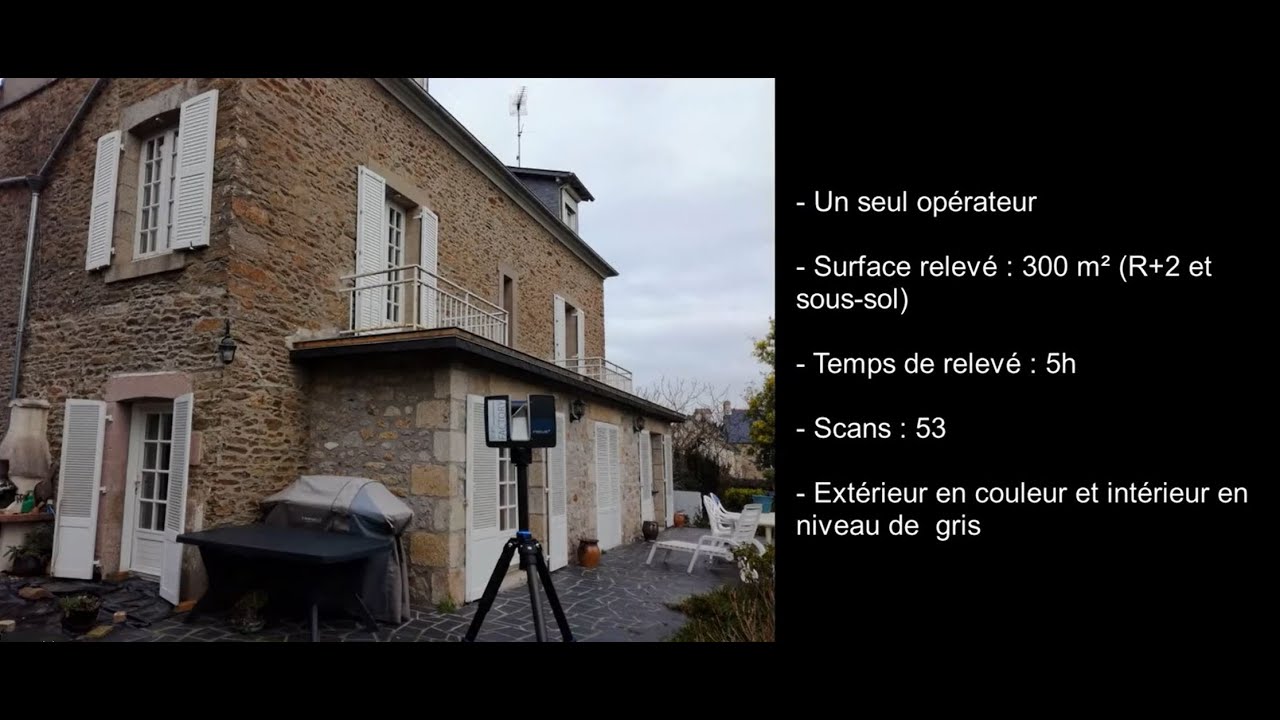 Du scan 3D aux plans architecte DWG pour la rénovation de maison individuelle