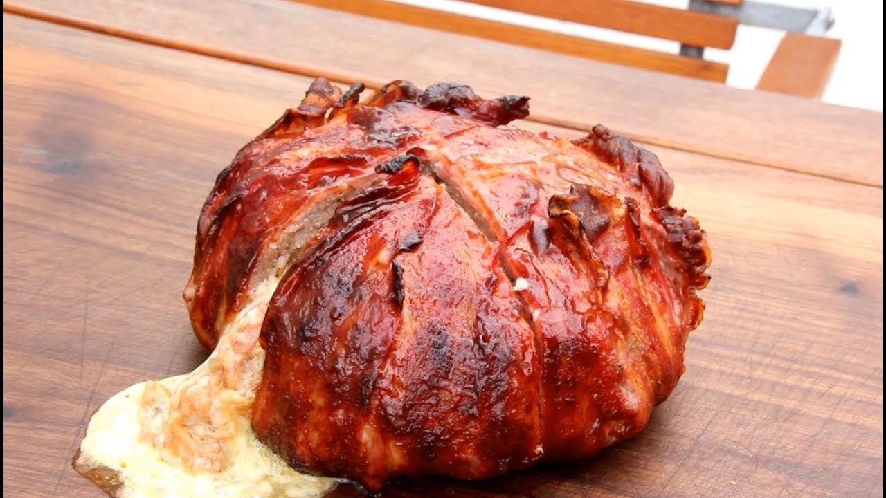 Bacon Hack und Käse Pie