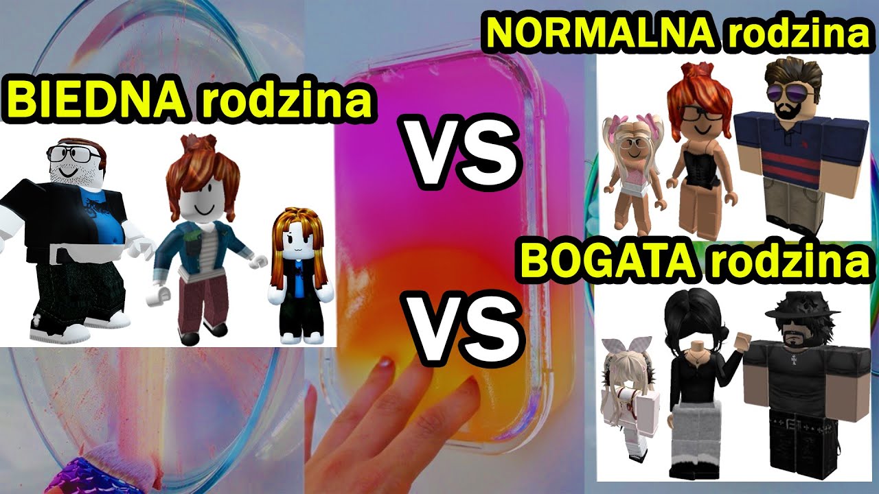 Historyjka roblox - BIEDNA vs NORMALNA vs BOGATA rodzina!