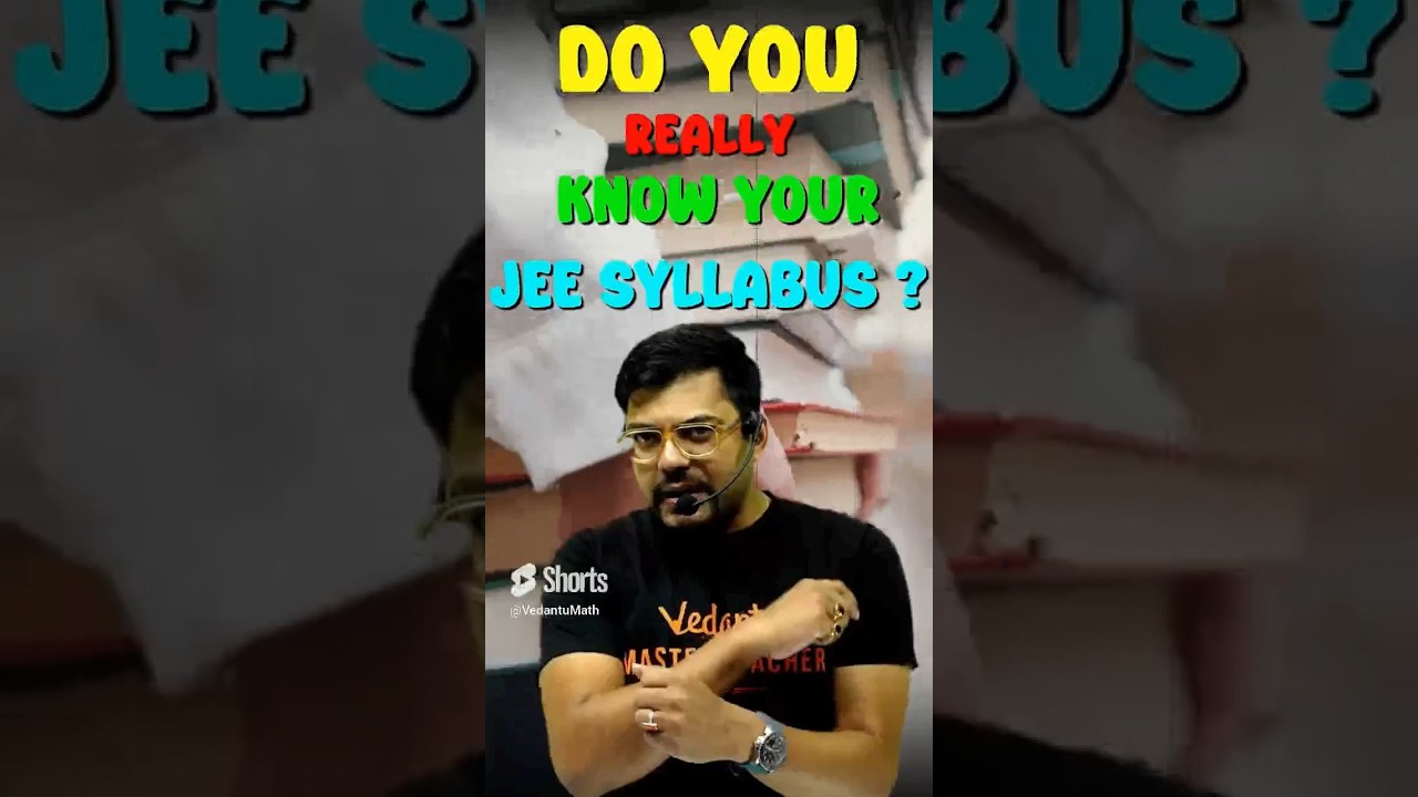 Know your JEE Syllabus😱😱#jee #jee2026 #jeesyllabus #syllabus #iit #iitjee #jeepreparation #jeemains