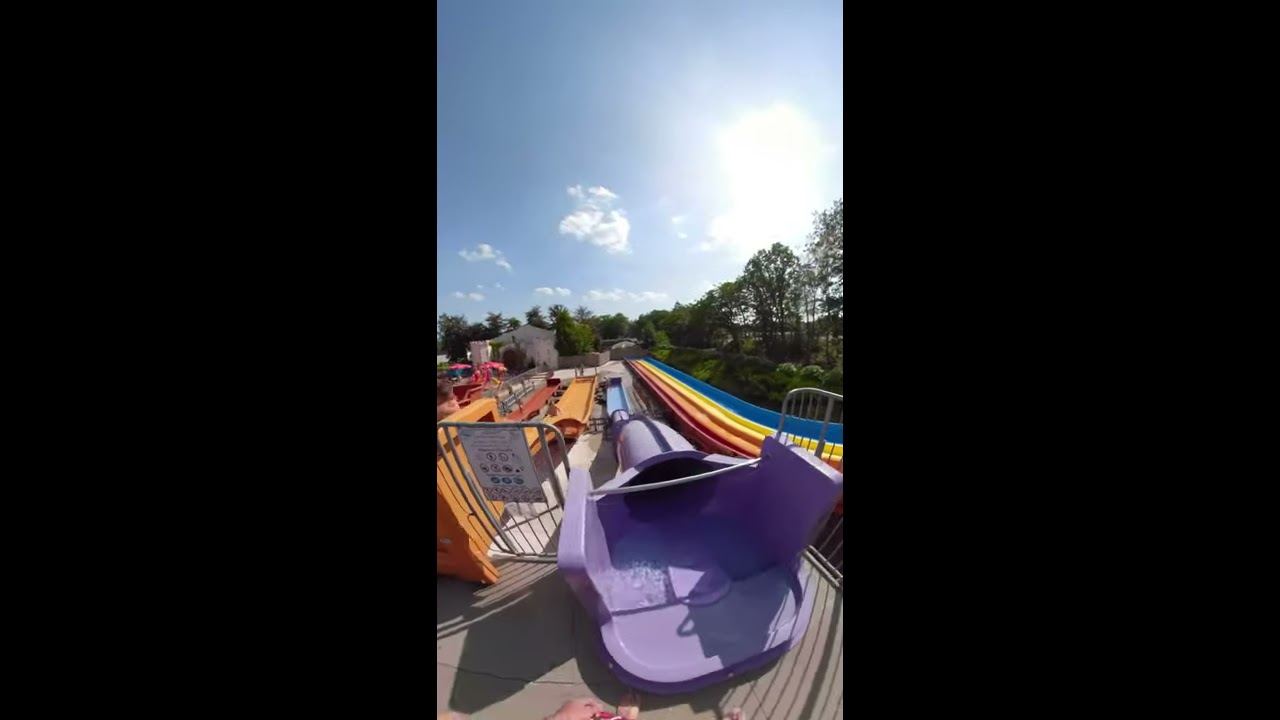 Aquaventura Hellendoorn Purple Torpedo Waterslide #Shorts