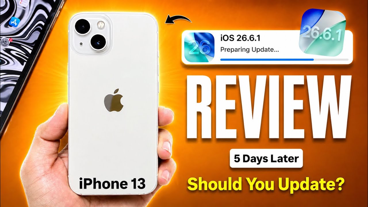 iOS 26.6.1 Honest Review in iPhone 13 - iOS 26.6.1 Performance, Battery Life in iPhone 13