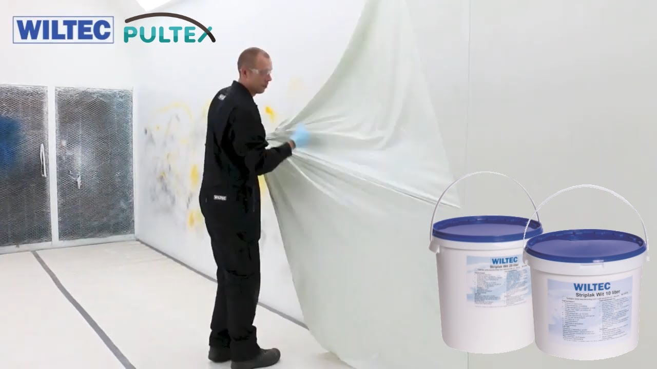 Abziehlack / Schutzlack / Peel-off Coating für Spritzkabinen / Lackierkabinenschutz gegen Overspray