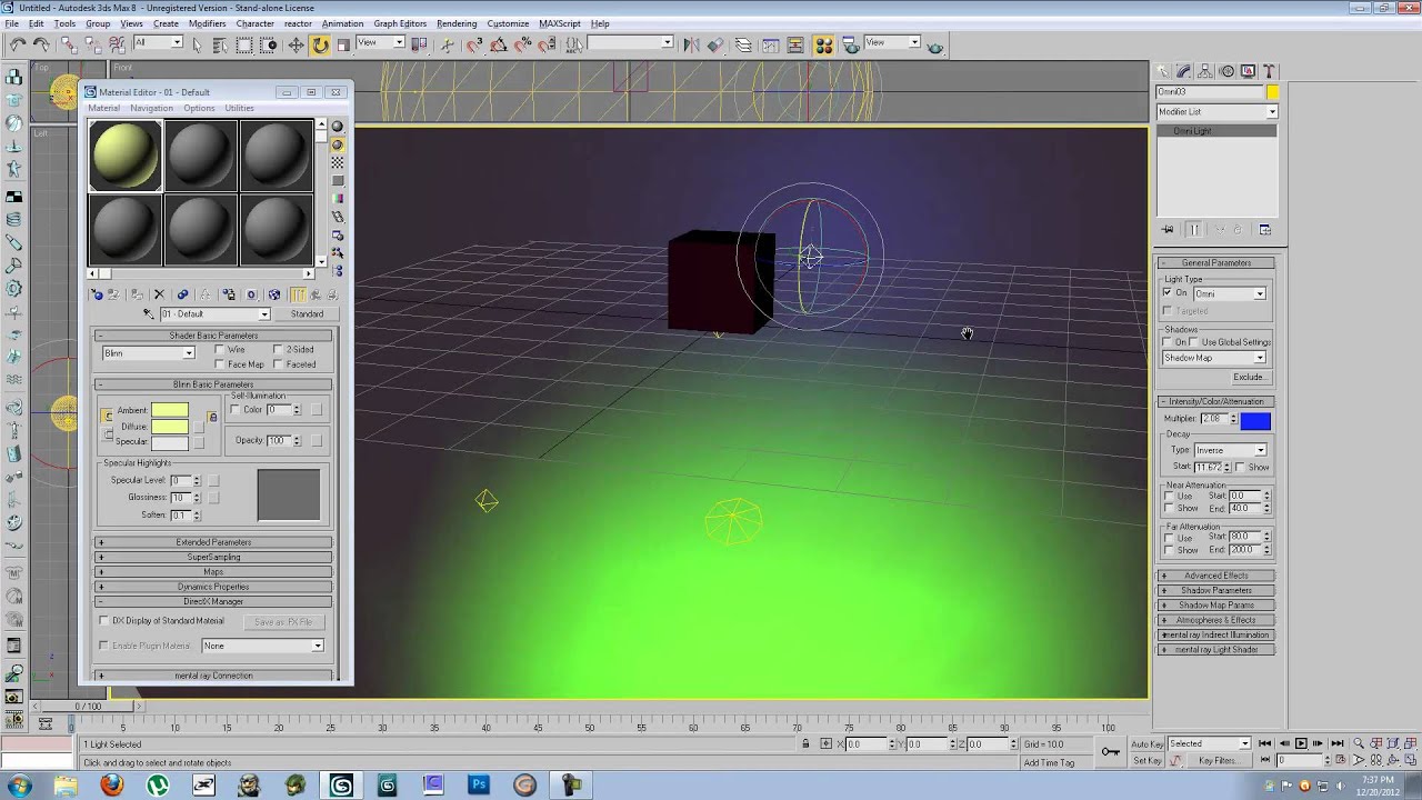 How to create and use cubemaps in 3ds max.