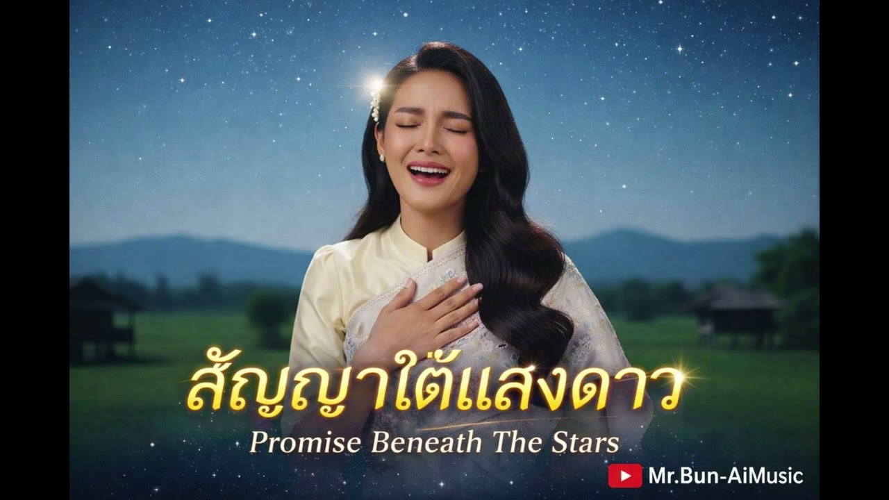 สัญญาใต้แสงดาว 🌟 | Promise Beneath the Stars | Thai Female Love Song 2026 | Mr.Bun-AiMusic