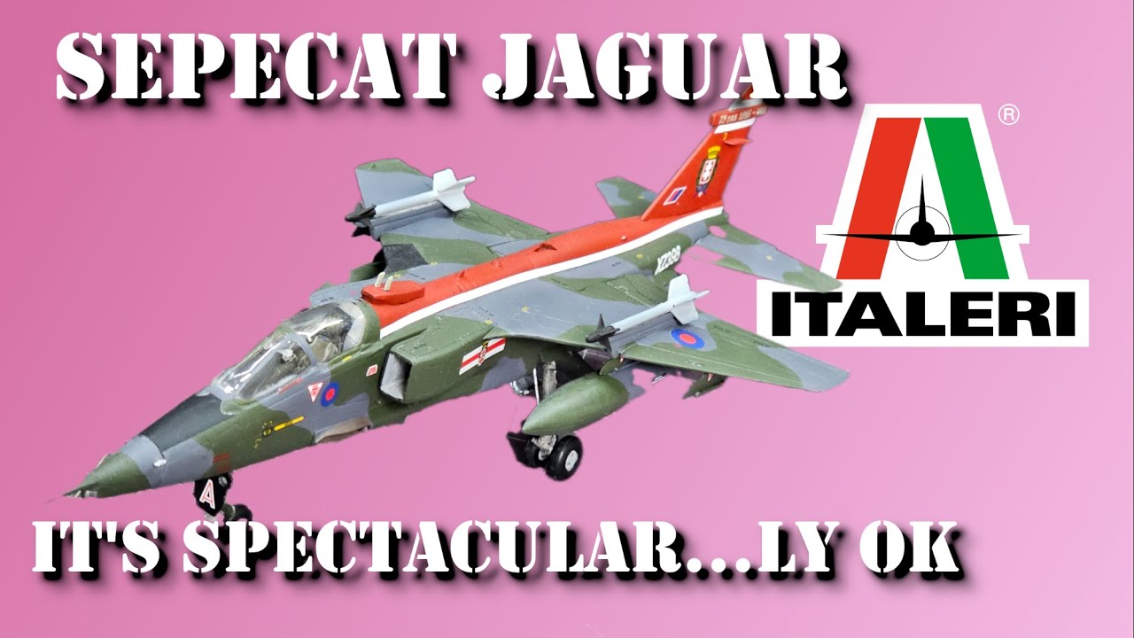 SEPECAT Jaguar от Italeri в масштабе 1/72 | Всё отлично | Полная сборка