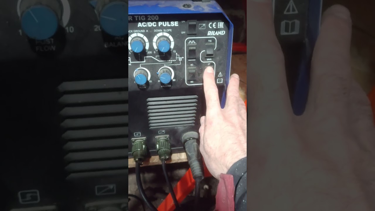 #Настройка пульса #Aurora inter tig 200 AC/DC puls #tig #welding #aurora