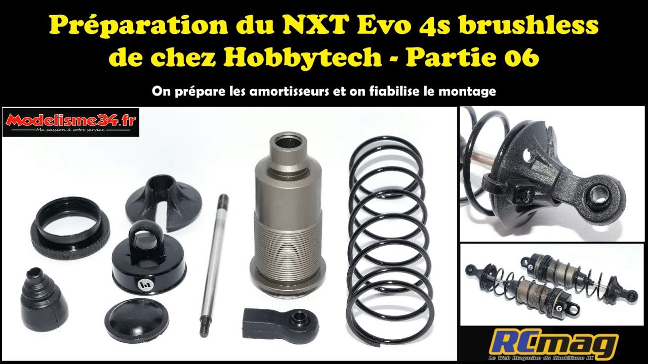 Préparation du NXT buggy RC 1/8 brushless Evo 4s de chez Hobbytech - Partie 06