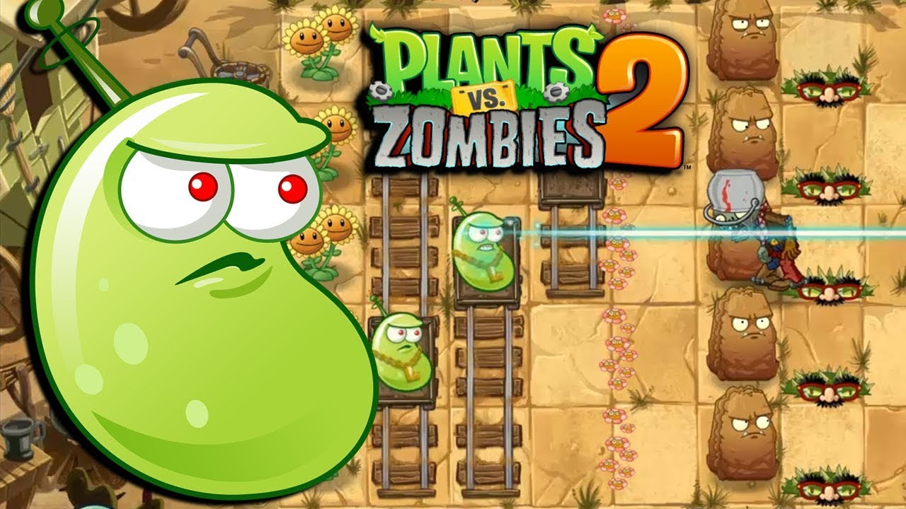 EL FRIJOL LASER Y LA MANZANA MORTERO - Plantas vs Zombies 2