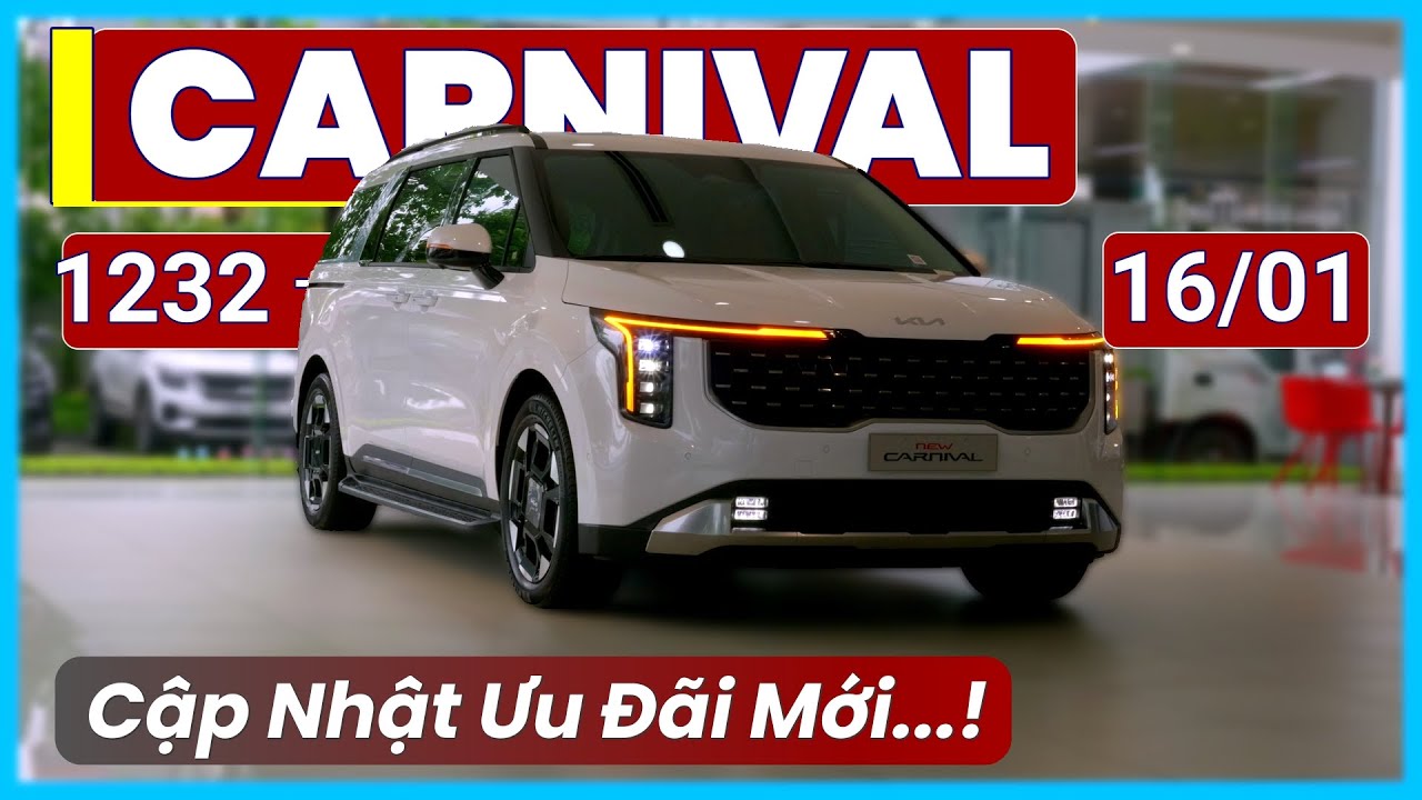 Giá Xe Kia Carnival Tháng 01/2026. MPV 8 Chỗ Ưu Đãi Mới, Lăn Bánh & Trả Góp Chi Tiết | Xe Việt