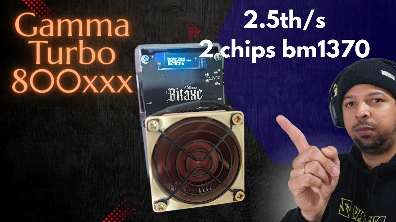 Bitaxe GT 800 Gamma Turbo 2.5th/s - REVIEW e CONFIG - LAN&Ccedil;AMENTO PT-BR
