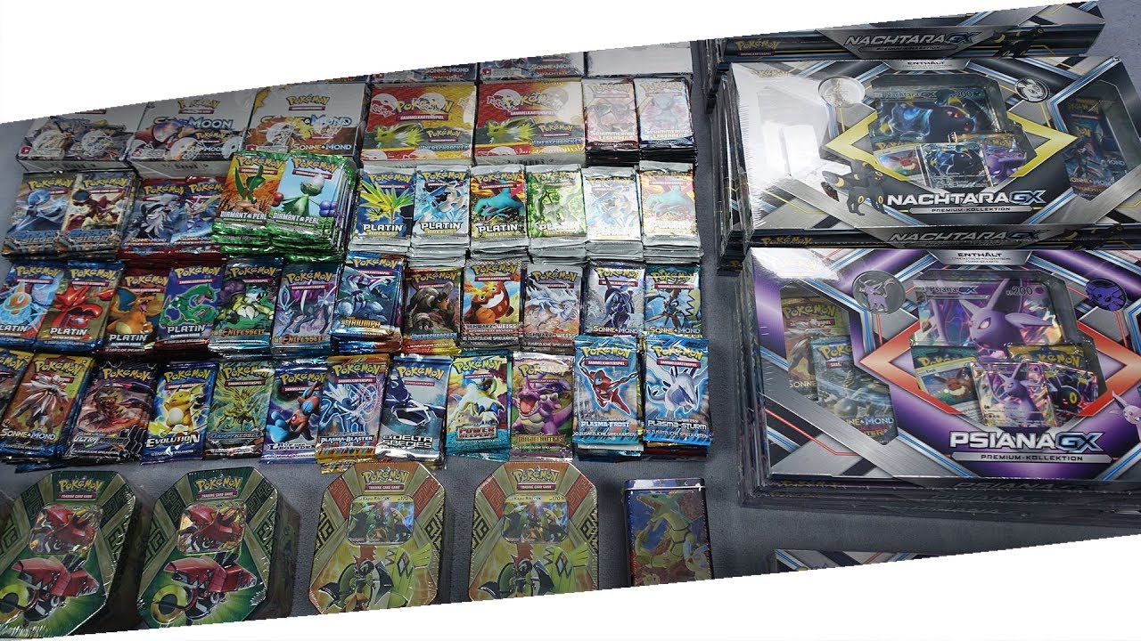 Über 1000 BOOSTER! 4500€+ Pokemon OVP Sammlung! | Display, Boxen usw!