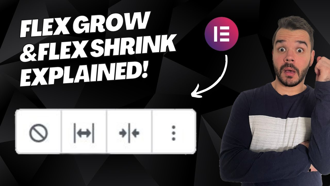 Flex Grow и Flex Shrink в Elementor