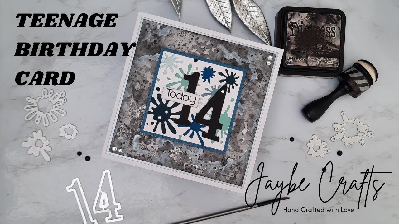 Let's Get INKY - TEENAGE Birthday Card