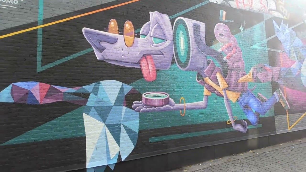 MIGRATION mural - KRAM and SLOMO in NewYork