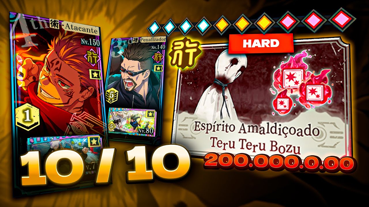 YAGA + SUKUNA [CURSED SWEEP BATTLE YELLOW HARD - 10/10] | Jujutsu Kaisen Phantom Parade