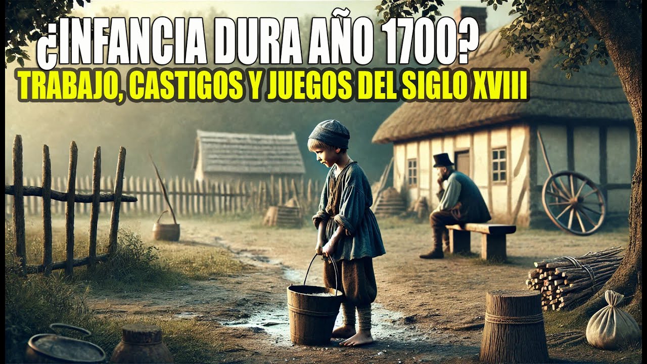 ¿Infancia Dura año 1700? Trabajo, Castigos y Juegos del Siglo XVIII