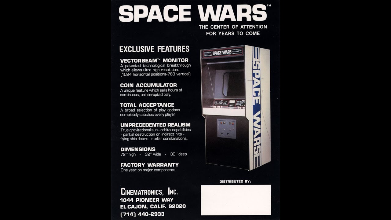 Space Wars (Arcade) 1977