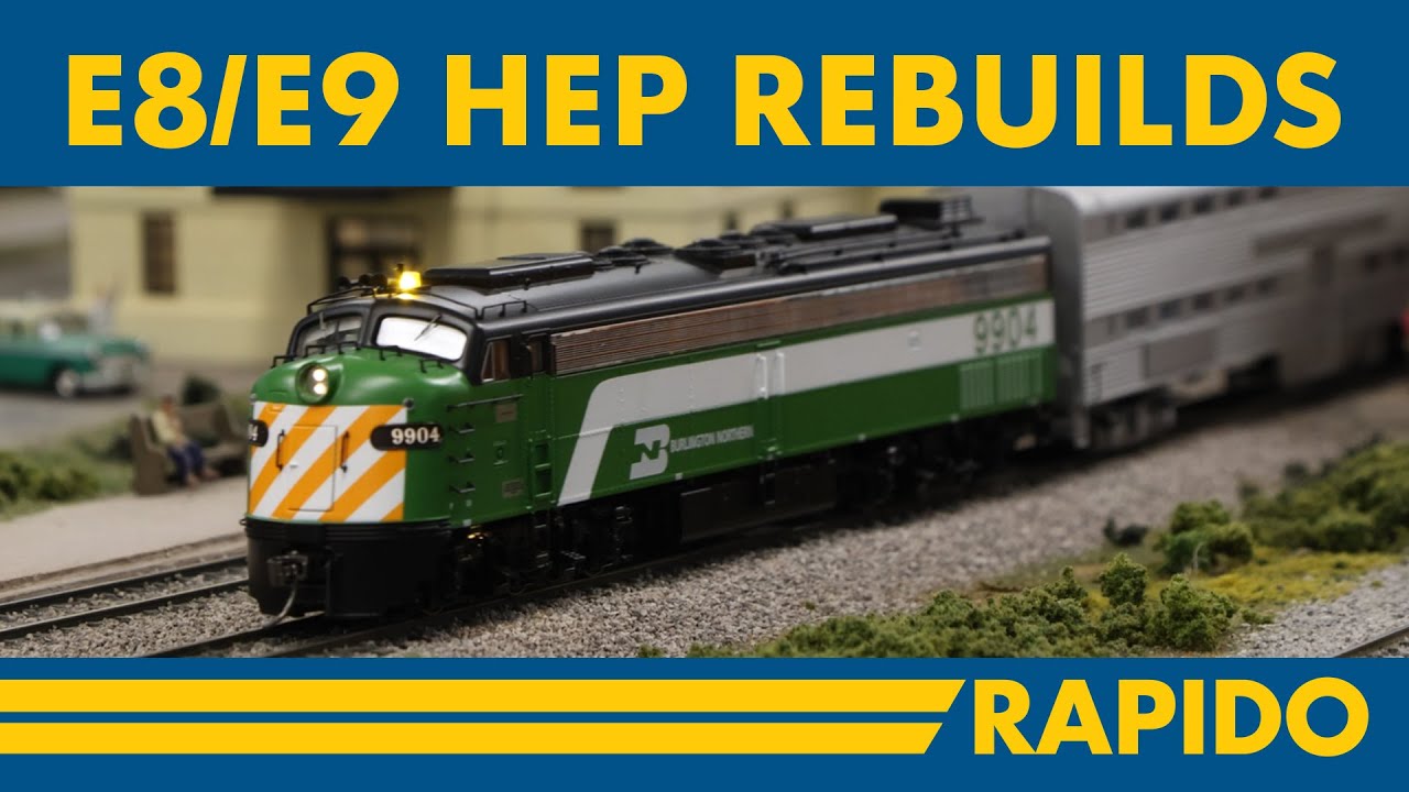 Rapido Chicago-Style Deep-Dish E8/E9 HEP Rebuilds!