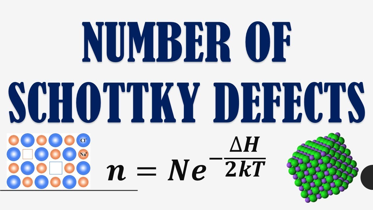 NUMBER OF SCHOTTKY DEFECT