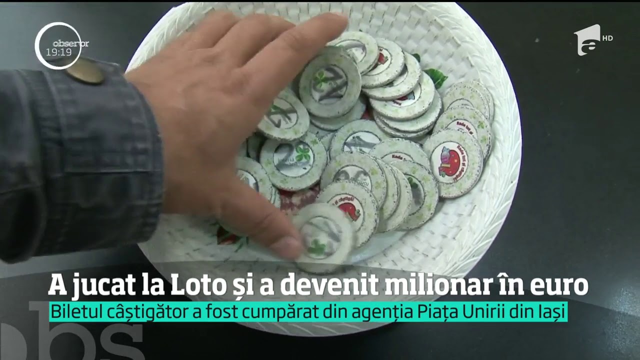 A jucat 14 lei la Loto şi a devenit milionar în euro
