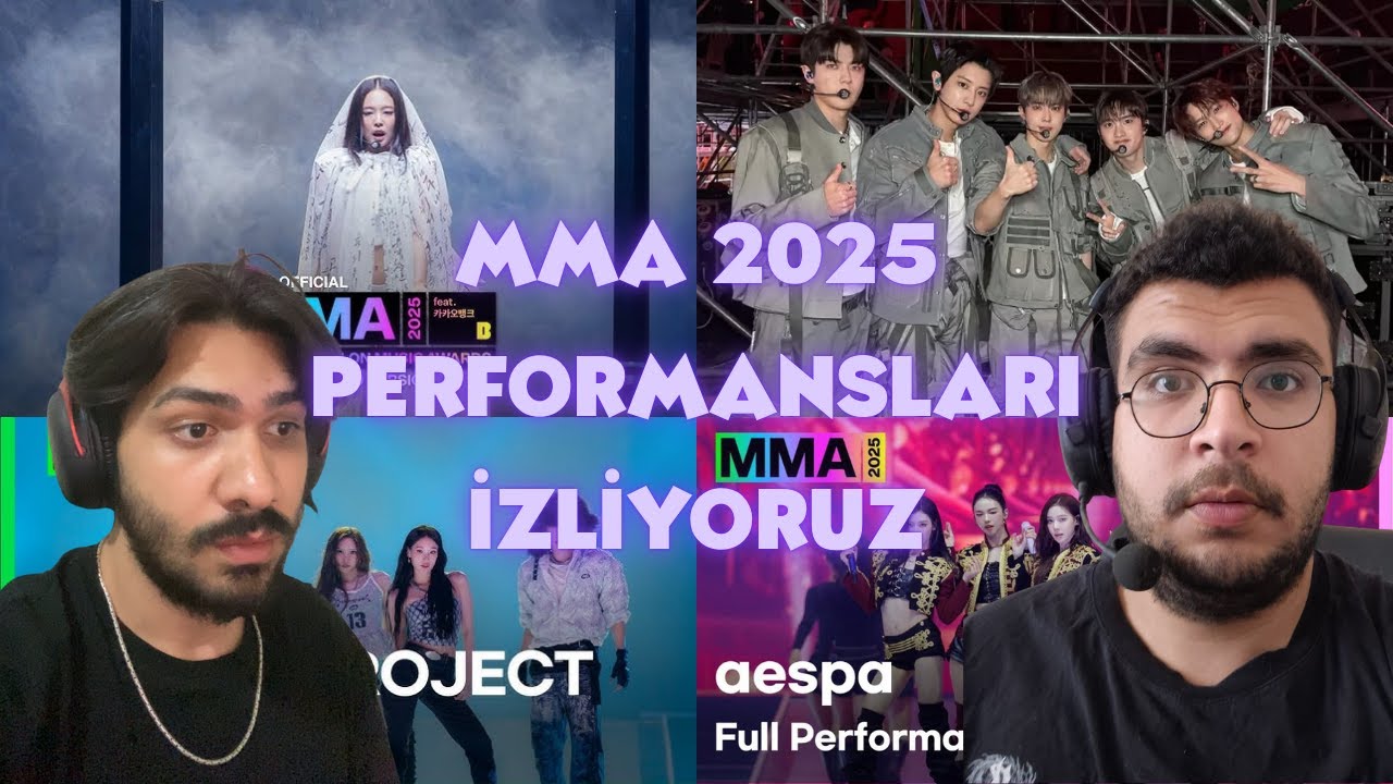 umutvalper MMA 2025 PERFORMANSLARINI İZLİYOR !!! (jennie-exo-aespa-adp)