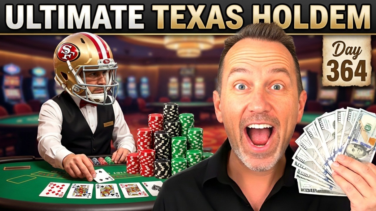 Ultimate Texas Holdem - Day 364 - Fake Player, real scam!