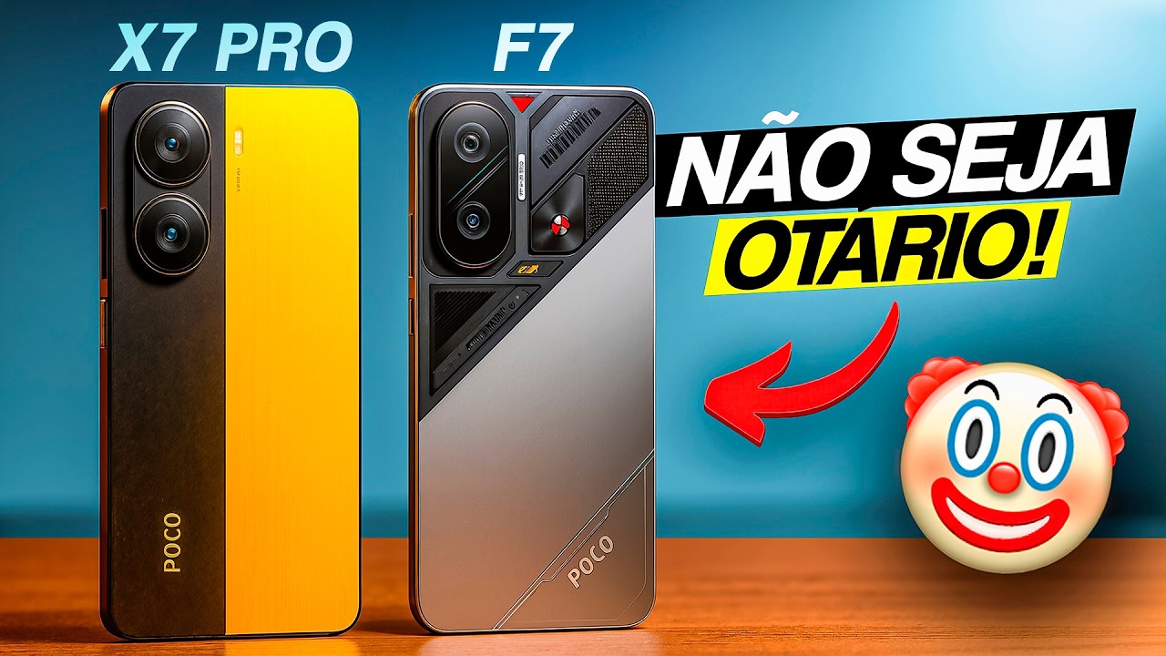 POCO F7 vs POCO X7 Pro -  Não Compre ERRADO! (90% Erram na Escolha...)