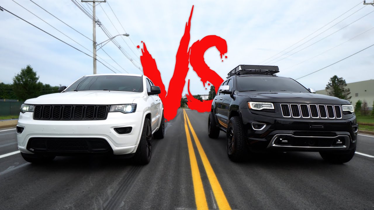 RACING MY 3.6L V6 JEEP VS 3.0L DIESEL JEEP....  WHICH ONE IS FASTER??
