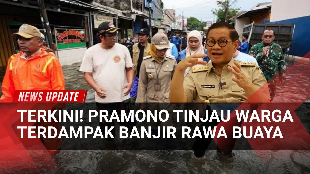 Banjir Rawa Buaya Belum Surut, Gubernur Pramono Anung Sambangi Pengungsi