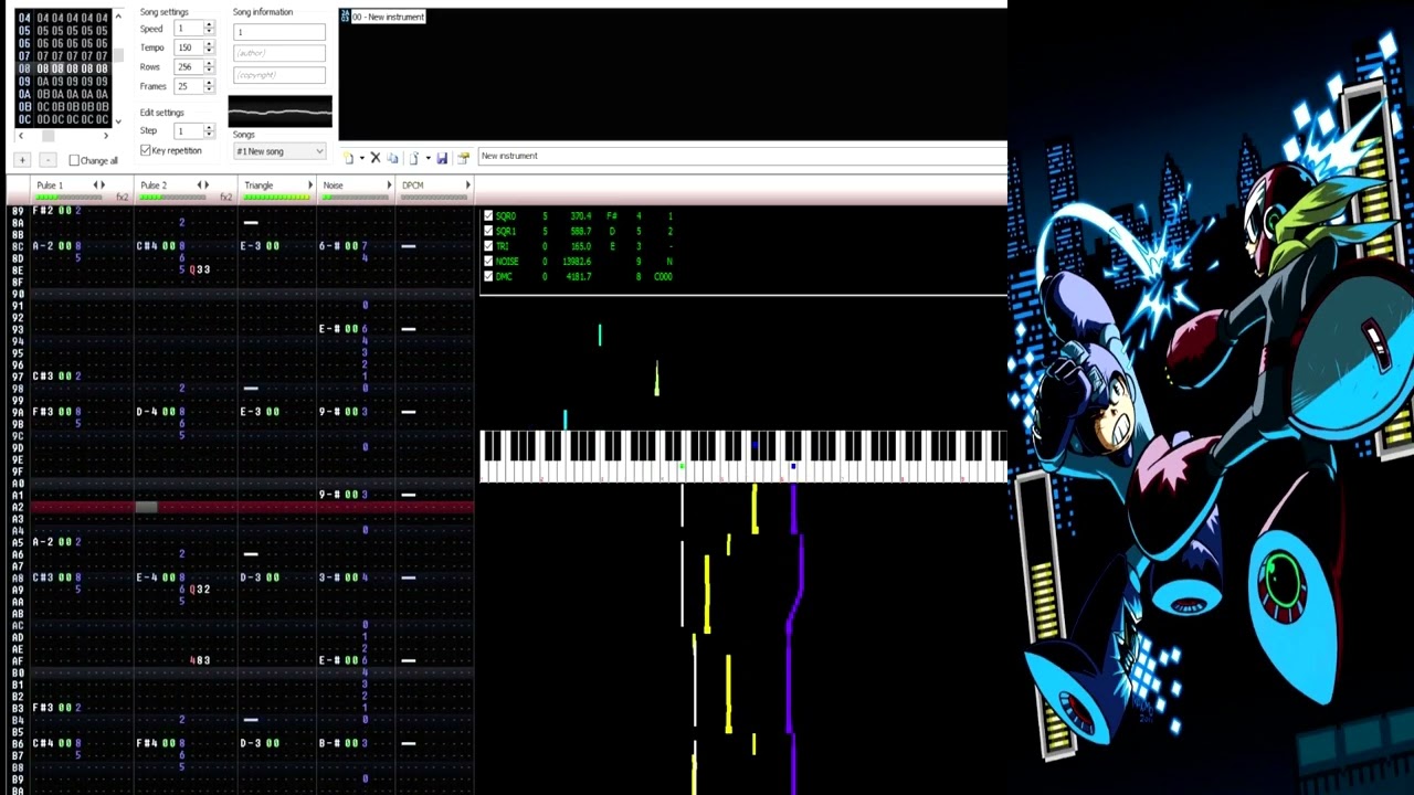 [Famitracker] Nekon's Theme (Original NES 8 bit track)